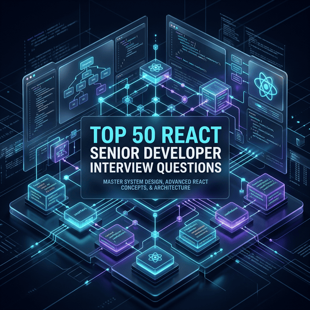 Top 50 React Senior Developer Interview Questions (2026 Expert Guide)